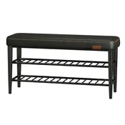Songmics Klop za čevlje 30x100x50 cm črna