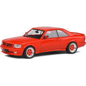 1:43 Mercedes-Benz 560 SEC AMG Wide Body Signal Red 1990 - SOLIDO - S4310902