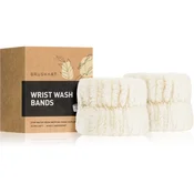 BrushArt Home Salon Wrist wash bands zapestnice proti brizganju vode pri umivanju obraza Cream 2 kos