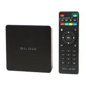 Blow TV BOX 4K V3 medijski predvajalnik, 4K UHD, Android 10, WiFi, LAN, 2GB + 16GB, HDMI, črn