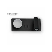 VESTA 478 Zidna lampa, 3W+3W, 3000K, Crna