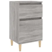 Vidaxl Nočna omarica siva sonoma 40x35x70 cm
