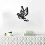 Wallity Zidna dekoracija Swallow Bird, Crna