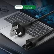 Elei Laptop kabl za napajanje, Trokraki, 1 m
