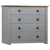 Vidaxl Komoda siva 80x40x73 cm borovina Panama Range