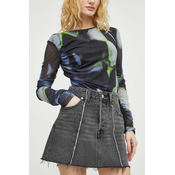 LEVIS ® Suknja Recrafted Skirt, sivi traper