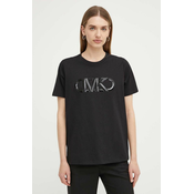 Pamucna majica MICHAEL Michael Kors za žene, boja: crna