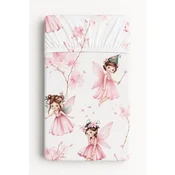 MY SWEET BABY Bombažna rjuha za otroško posteljico 120x60 cm - Blossom Fairies