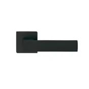 Okovje za vrata TWIN LUCK HX8586 HR (CM), klika-klika, WC ključ, Twin CM (mat črna)