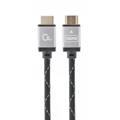 Gembird CCB-HDMIL-1.5M HDMI kabl, High speed,ethernet support 3D/4K TV Select Plus Series blister 1m, Sivi