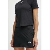 Sportska suknja The North Face Sunriser boja: crna, mini, ravna, NF0A874KJK31