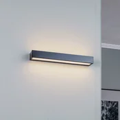 MCJ Mera LED stenska svetilka, širina 40 cm, črna, 4000K - Hodnik - Sodobni - črna, matirana bela - Kovina