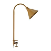 Rjava kovinska namizna svetilka z upogljivo konstrukcijo/s sponko (višina 50 cm) Flexi Torino – Ellos Home
