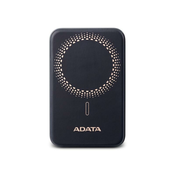 ADATA PowerBank R100 Magnetic, 10000 mAh, 3,85A, črna (38,5Wh)