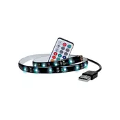 SET 2x LED RGB Traka za TV s daljinskim upravljacem IP65 LED/USB 2x50cm