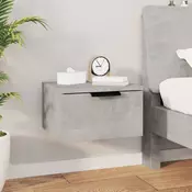 Vidaxl vidaXL Stenska nočna omarica betonsko siva 34x30x20 cm