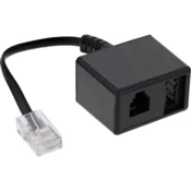 InLine 69943 telefonski kabel 0,15 m Crno
