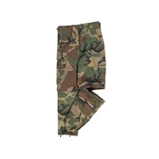 Hlače TYP BDU otroške woodland ZIP-OFF