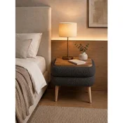 Hanah Home nocni ormaric Noya, antracit