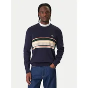 Lacoste Pulover AH5944 Mornarsko modra Regular Fit