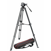 Manfrotto Lahko aluminijasto stojalo z fluid video glavo MVH500 (MVK500AM) + GRATIS nahrbtnik Hover-25 (MB AV-BP-H-25)