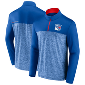 Mens Fanatics Mens Iconic Defender 1/4 Zip New York Rangers Sweatshirt