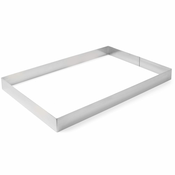 shumee Pravokotni pekovski slaščičarski rob iz nerjavečega jekla 585x385x60mm Hendi 512425