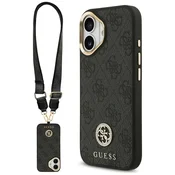 Guess GUESS OVITEK 4G S STRASS LOGO VELIK TRAK MAGSAFE ZA IPHONE 17 KOVINSKI