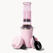 Aeropress AeroPress Go Plus aparat za kavo, roza termalna skodelica 475 ml