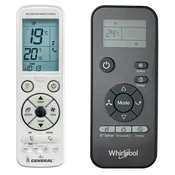 General WHIRLPOOL DG11J2-32, PACB212HP,  PACB29CO, PACB29HP, PACW212CO  - luksuzni s pozadinskim osvjetljenjem daljinski upravljac