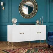 Hanah Home komoda Squarel 150, 150 cm, bela