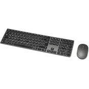 Amazon Basics bežična tipkovnica in miška, ultratanka, polnilna