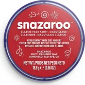 SNAZAROO rdeča barva za obraz (svetlo rdeča) 18ml