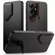 Tech-Protect Kevlar Aura MagSafe maska za Samsung Galaxy S26, crna / narančasta