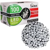 shumee Lučke za božično drevo 100 LED, notranje, hladno bele barve, z dodatnim grlom
