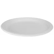Krožnik iz sladkornega trsa, okrogel, 17 cm, 50 kosov.