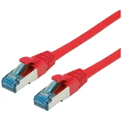 VALUE Value 21.99.1925 RJ45 omrežni kabel\, Patch kabel CAT 6a S/FTP 5.00 m rdeča 1 kos, (20420684)