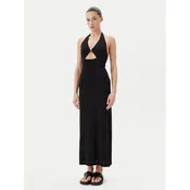 Max Mara Beachwear Cocktail obleka Ghiotto 2516621059 Črna Slim Fit