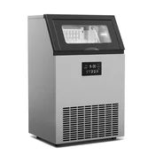 Klarstein Glacial Industrijski aparat za led 55 kg s prikazovalnikom LED in okencem