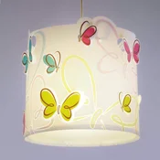 Dalber Pomladna viseča svetilka BUTTERFLY - otroška soba - večbarvna, bela - Plastika