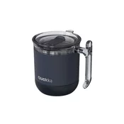 QUOKKA Quokka Wave Smartgrip, Nerezový termo hrnček Black, 260ml, 40273