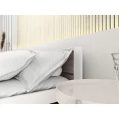 Postelja IKAROS DOUBLE 180 x 200 cm, bela/hrast tartuf Posteljno dno: Brez posteljnega dna, Vzmetnica: Vzmetnica Deluxe 10 cm