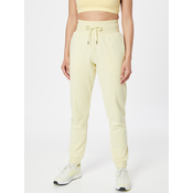 Womens Organic High-Waisted Sweatpants Soft Yellow