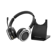 Grandstream Networks GUV3050 naglavne slušalice i slušalice s ugrađenim mikrofonom Bežično Obruč za glavu Ured / pozivni centar USB Tip-A Bluetooth Crno, Srebro
