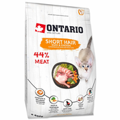 Ontario Cat Short Hair Duck & Chicken 400 g