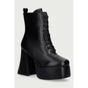 Koi Footwear gležnarski čevlji s polno peto (blok) ženski Reign Lace Up Platform