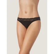 zd ZERO DEFECTS Spodnje hlače Venus lace low waist Soy fiber črna