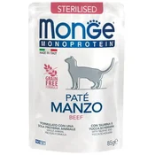 shumee Monge Cat sterilizirana monoproteinska goveja pašteta 85 g