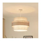 Brilagi - Luster na sajli DOVER SPACE 1xE27/15W/230V, precnik 50 cm, siva/krem