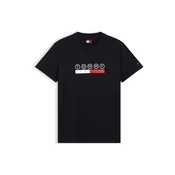 Tommy Jeans Majica DNA PLAY rdeča/črna/bela